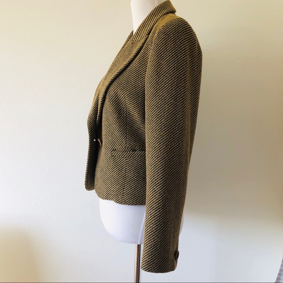 MAXMARA TWEED BLAZER WITH POCKETS MADE IN ITALY - Picture 2 of 7